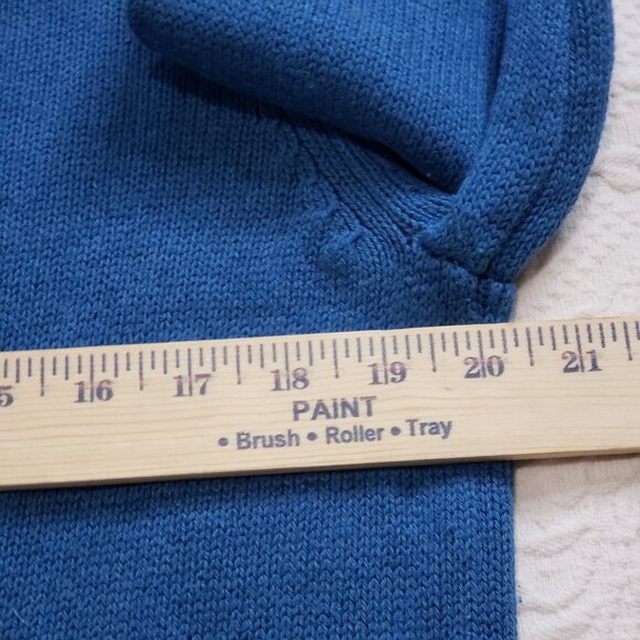 Croft & Barrow Men's Blue Crewneck Long Sleeve Sweater Medium NWT - Picture 7 of 8